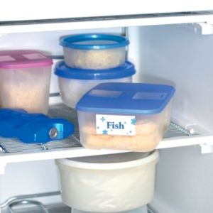 Fryseetiketter til skriver