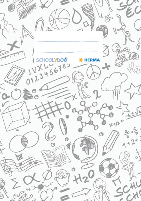 Hovedbilde SCHOOLYDOO ferdigbind til glosebok, hvit, A5 (10 ...