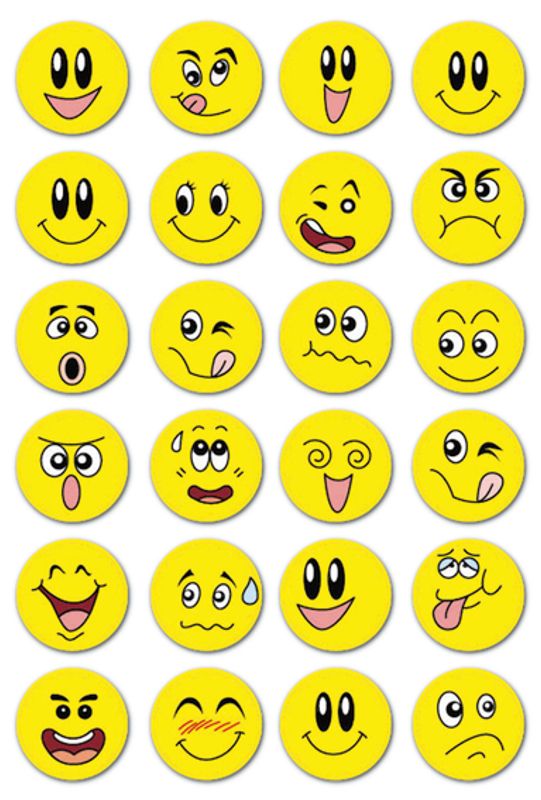 MAGIC Stickers Emojier, bevegelig (motions), 1 ark (10 pakk)