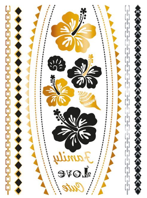 Hovedbilde FLASH TATTOO FLOWER, 19 motiver (5 pakk)