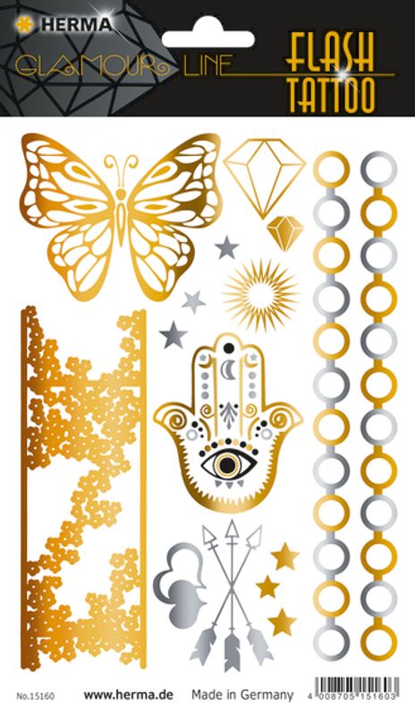 FLASH TATTOO ORIENT, 15 motiver (5 pakk)