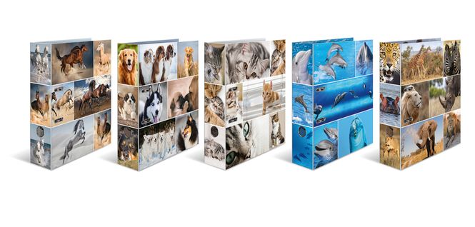 Hovedbilde Sortiment Animals, HERMA ringpermer i kartong, ...