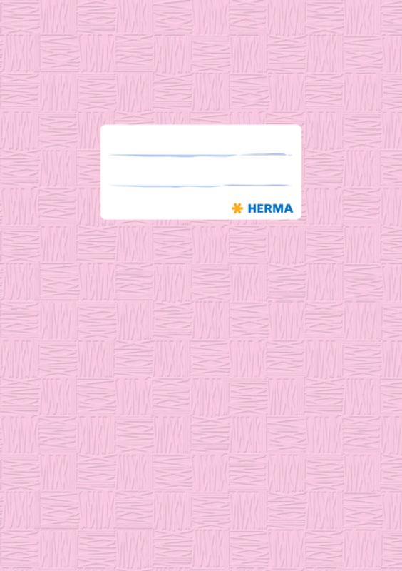 Ferdigbind til skrivebøker A 5 med mønster rosa (25 stk)
