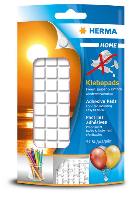 Hovedbilde HERMA festemasse Adhesive Pads, 1 pakke (54 stk)