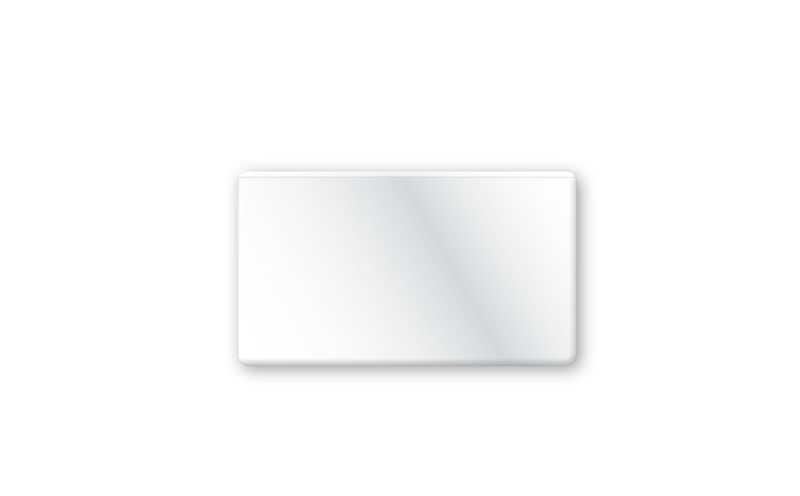 Selvklebende plastlommer til visittkort, 95 x 60 mm, 24 stk