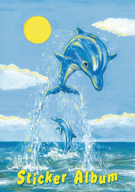 Hovedbilde Samlealbum for klistermerker, motiv Delfin, A5, ...