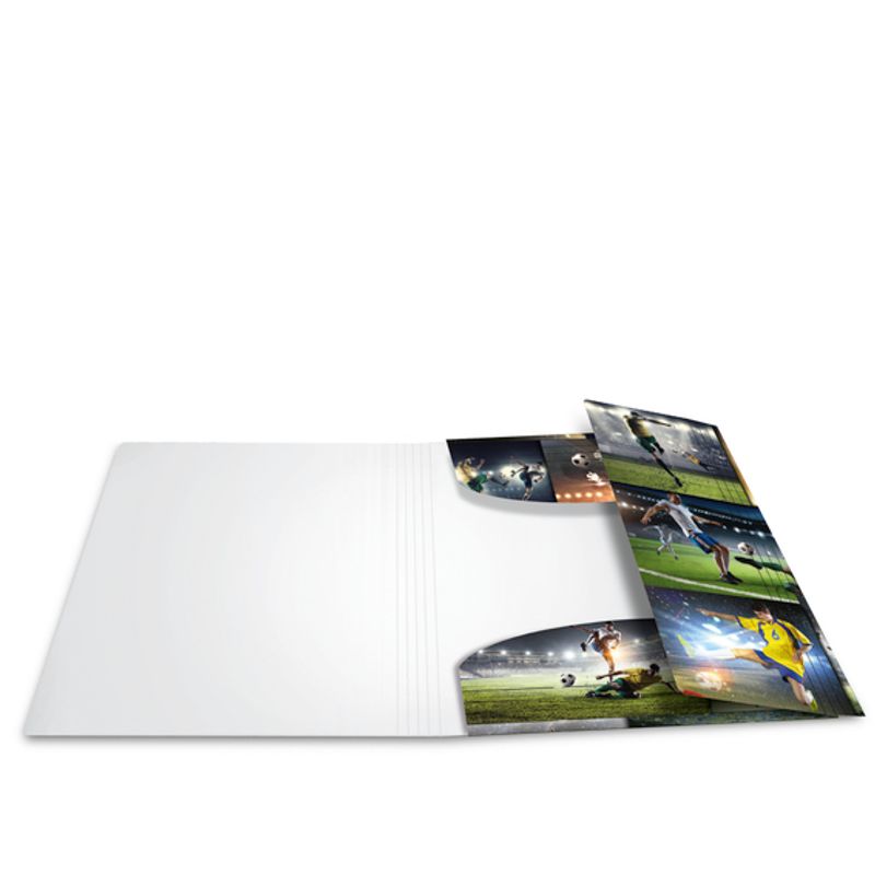 HERMA strikkmappe i plastmateriale, A4, Fotball (3 pakk)