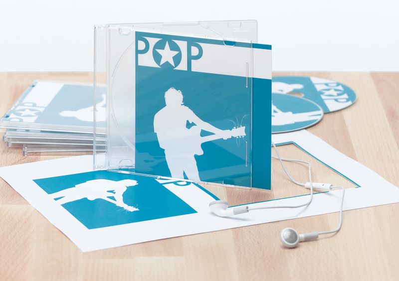 SPECIAL CD cover innlegg, Slim case, 25 ark 121x242 (25 stk)